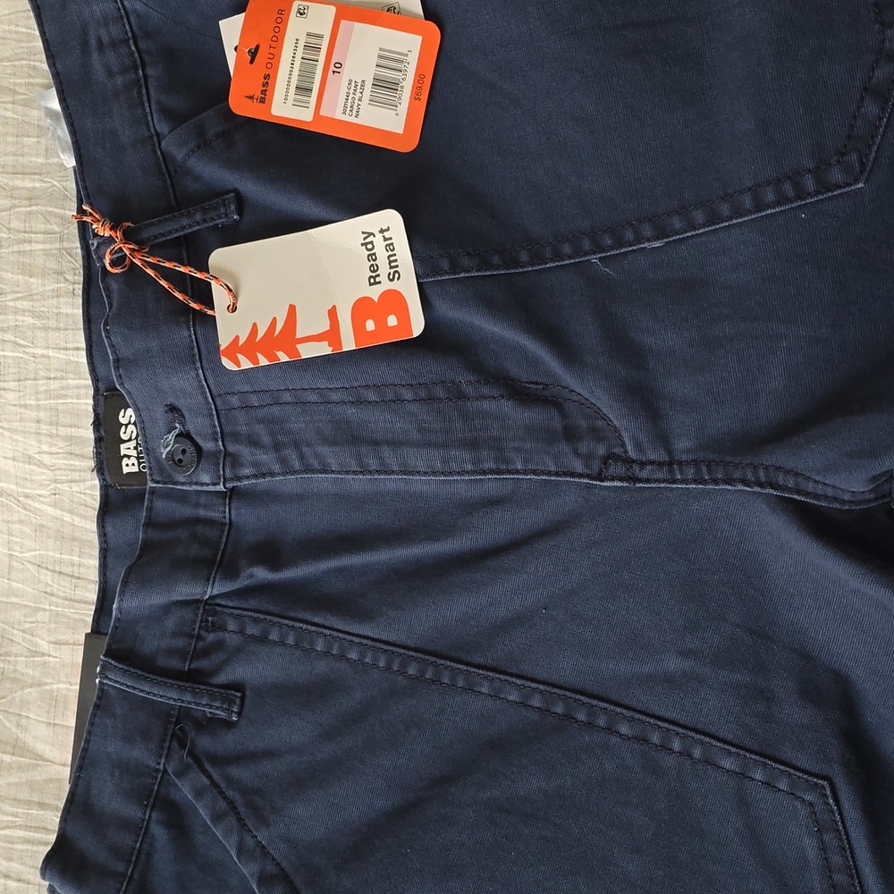 Bass Women's Cargo Pants Size:10 Navy - Picture 3 of 7